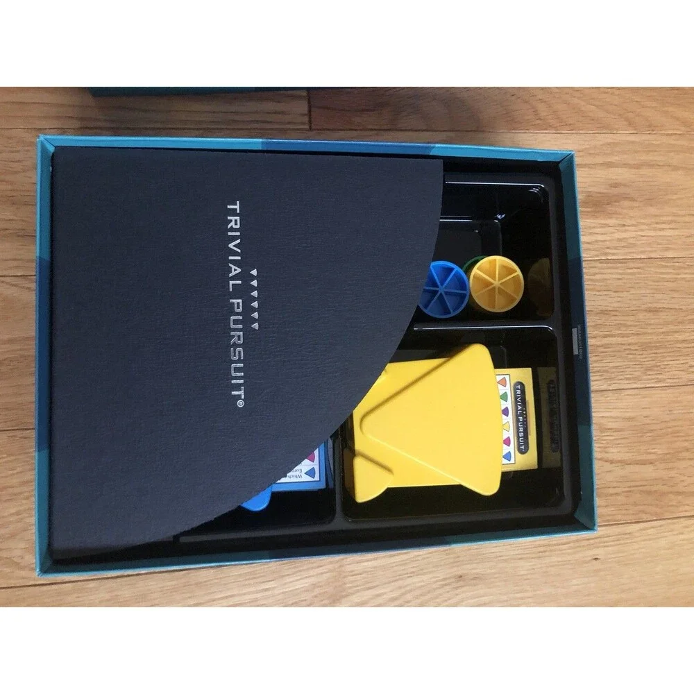 Trivial‎ Pursuit Family Edition New Open Box by Hasbro - COMPLETE- Never Played